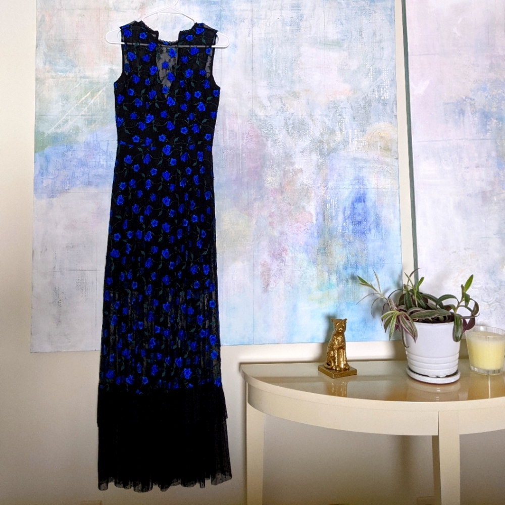Dress The Population - maxi floral dress - Size S